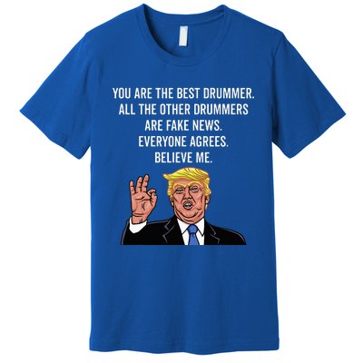 Funny Trump Percussion Drummer Premium T-Shirt