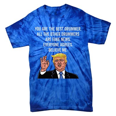 Funny Trump Percussion Drummer Tie-Dye T-Shirt