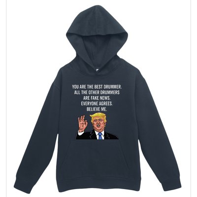 Funny Trump Percussion Drummer Urban Pullover Hoodie