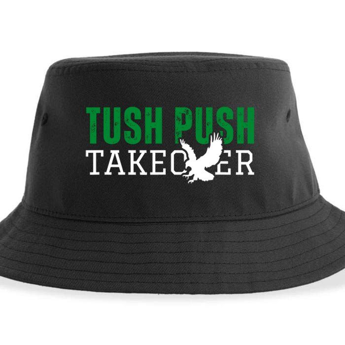 Funny Tush Push Sayings Fans Sustainable Bucket Hat