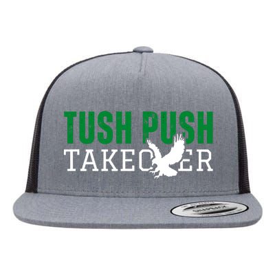 Funny Tush Push Sayings Fans Flat Bill Trucker Hat