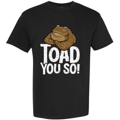 Funny Toad Pun Cute Toad Toad Art Toad You So Frog Toad Garment-Dyed Heavyweight T-Shirt