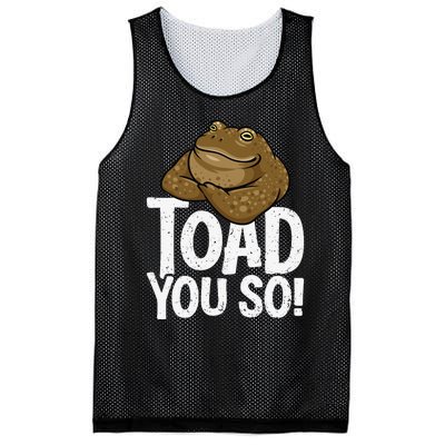 Funny Toad Pun Cute Toad Toad Art Toad You So Frog Toad Mesh Reversible Basketball Jersey Tank