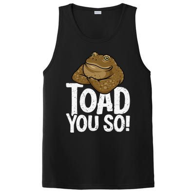 Funny Toad Pun Cute Toad Toad Art Toad You So Frog Toad PosiCharge Competitor Tank