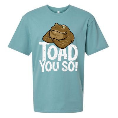 Funny Toad Pun Cute Toad Toad Art Toad You So Frog Toad Sueded Cloud Jersey T-Shirt