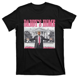 Funny Trump Pink Daddys Home  Trump 2024 T-Shirt