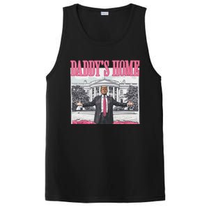 Funny Trump Pink Daddys Home  Trump 2024 PosiCharge Competitor Tank