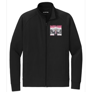 Funny Trump Pink Daddys Home  Trump 2024 Stretch Full-Zip Cadet Jacket