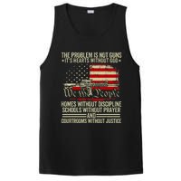 Funny The Problem Is Not Guns ItS Hearts Without God PosiCharge Competitor Tank