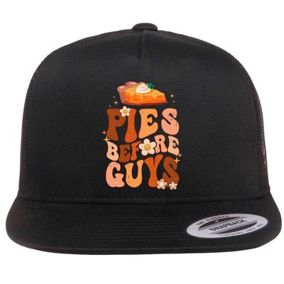 Funny Thanksgiving Pies Before Guys For And Girls Flatbill Hat