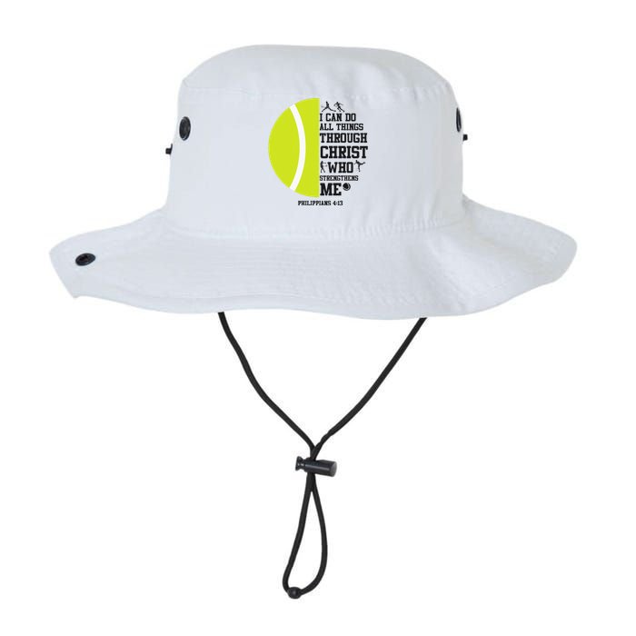 Funny Tennis Player Racket I Can Do All The Things Through Legacy Cool Fit Booney Bucket Hat