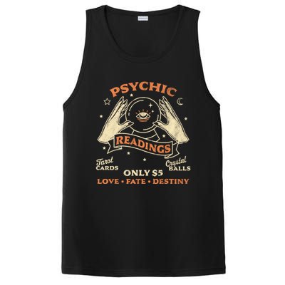 Fortune Teller Psychic Readings Tarot Crystal Ball Vintage Cool Gift PosiCharge Competitor Tank