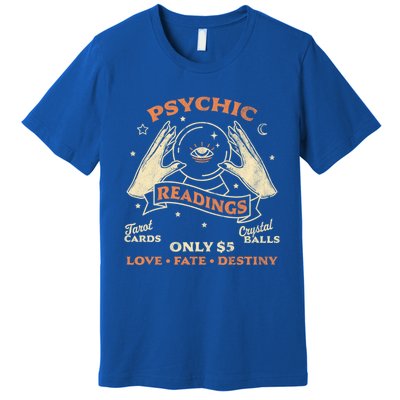 Fortune Teller Psychic Readings Tarot Crystal Ball Vintage Cool Gift Premium T-Shirt