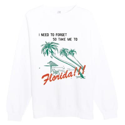 Florida!!! Tortured Poets Premium Crewneck Sweatshirt