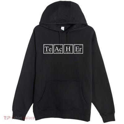 Funny Teacher Periodic Table Premium Pullover Hoodie