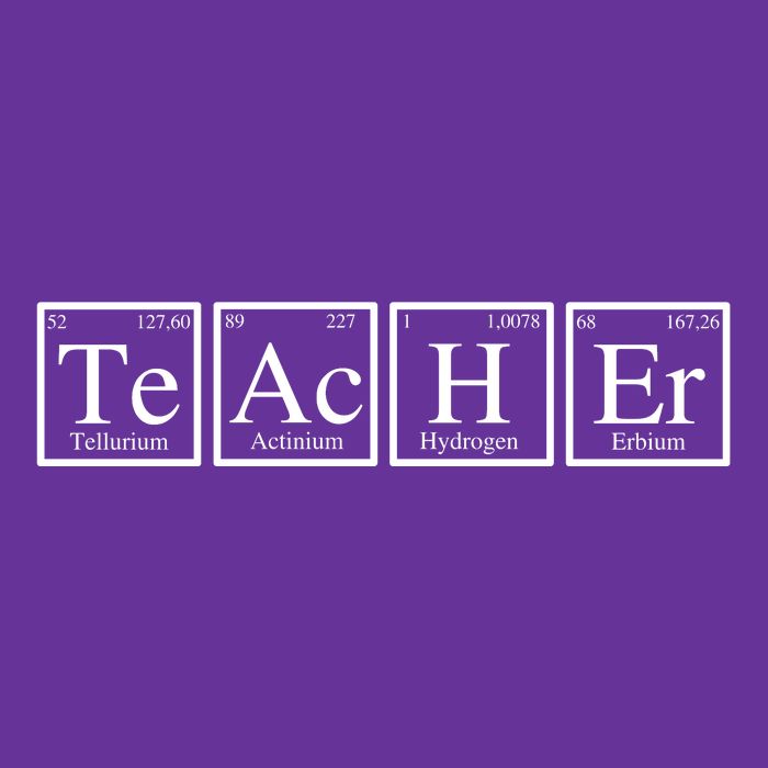 Funny Teacher Periodic Table Cooling Performance Crew T-Shirt