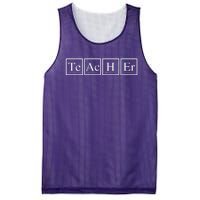 Funny Teacher Periodic Table Mesh Reversible Basketball Jersey Tank