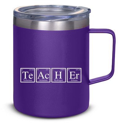 Funny Teacher Periodic Table 12oz Stainless Steel Coffee Mug