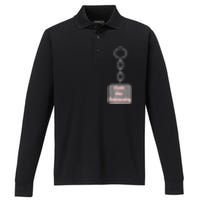 Fuck The Patriarchy Key Chain Performance Long Sleeve Polo