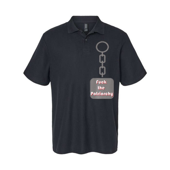 Fuck The Patriarchy Key Chain Softstyle Adult Sport Polo