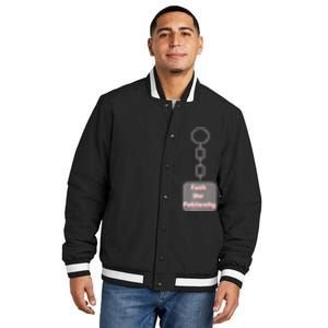 Fuck The Patriarchy Key Chain Insulated Varsity Jacket