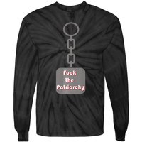 Fuck The Patriarchy Key Chain Tie-Dye Long Sleeve Shirt