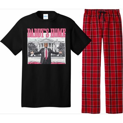 Funny Trump Pink Daddys Home Trump 2024 Pajama Set