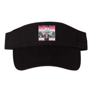 Funny Trump Pink Daddys Home Trump 2024 Valucap Bio-Washed Visor