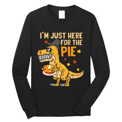 Funny Thanksgiving Pumpkin Pie Lover Gift Long Sleeve Shirt