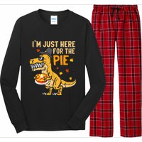 Funny Thanksgiving Pumpkin Pie Lover Gift Long Sleeve Pajama Set