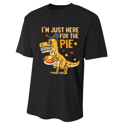 Funny Thanksgiving Pumpkin Pie Lover Gift Performance Sprint T-Shirt