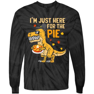 Funny Thanksgiving Pumpkin Pie Lover Gift Tie-Dye Long Sleeve Shirt