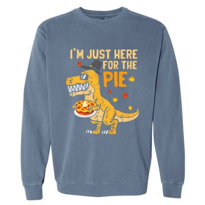 Funny Thanksgiving Pumpkin Pie Lover Gift Garment-Dyed Sweatshirt