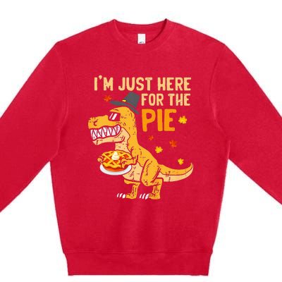 Funny Thanksgiving Pumpkin Pie Lover Gift Premium Crewneck Sweatshirt