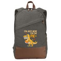 Funny Thanksgiving Pumpkin Pie Lover Gift Cotton Canvas Backpack