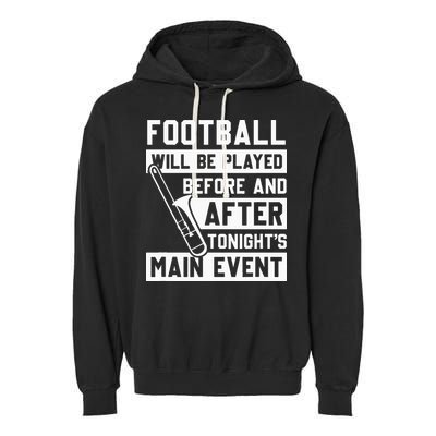 Funny Trombone Player Marching Band Garment-Dyed Fleece Hoodie