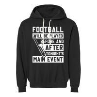 Funny Trombone Player Marching Band Garment-Dyed Fleece Hoodie
