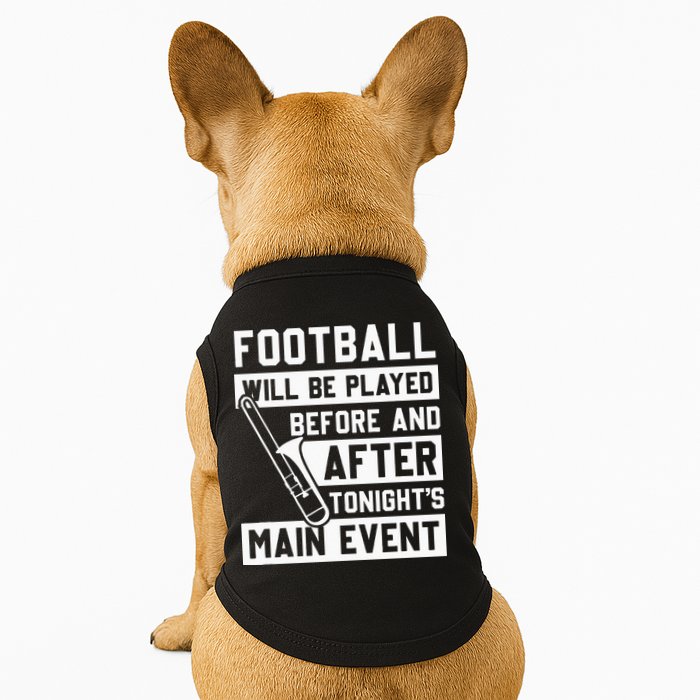 Funny Trombone Player Marching Band Doggie Tank