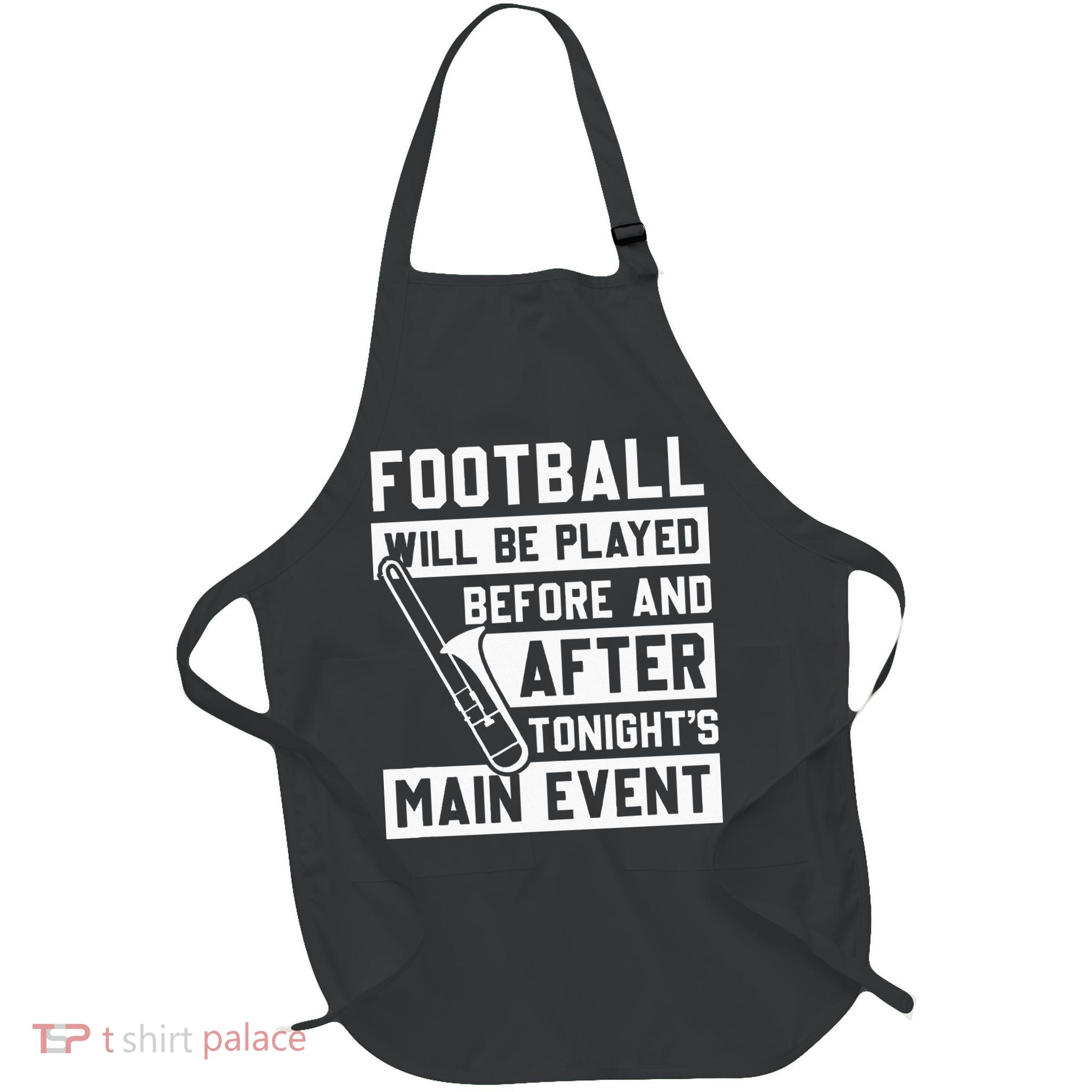 Funny Trombone Player Marching Band Apron