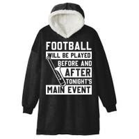Funny Trombone Player Marching Band Hooded Wearable Blanket