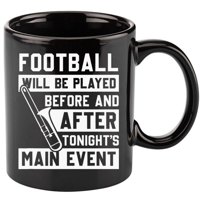 Funny Trombone Player Marching Band 11oz C Handle Ceramic Mug