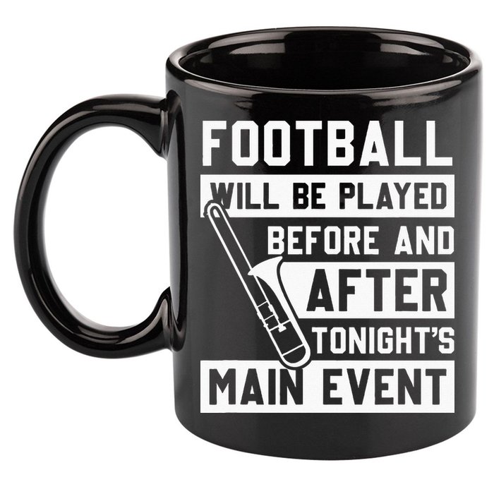Funny Trombone Player Marching Band 11oz C Handle Ceramic Mug
