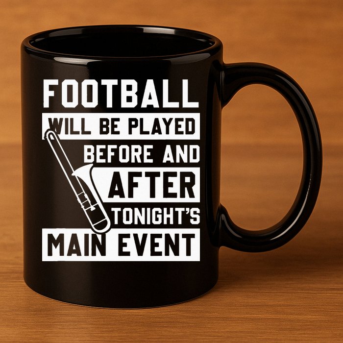 Funny Trombone Player Marching Band 11oz C Handle Ceramic Mug
