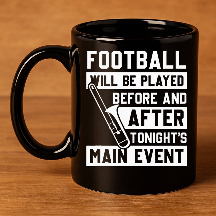 Funny Trombone Player Marching Band 11oz C Handle Ceramic Mug