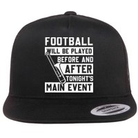 Funny Trombone Player Marching Band Flat Bill Trucker Hat