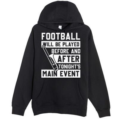 Funny Trombone Player Marching Band Premium Pullover Hoodie