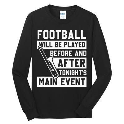 Funny Trombone Player Marching Band Tall Long Sleeve T-Shirt