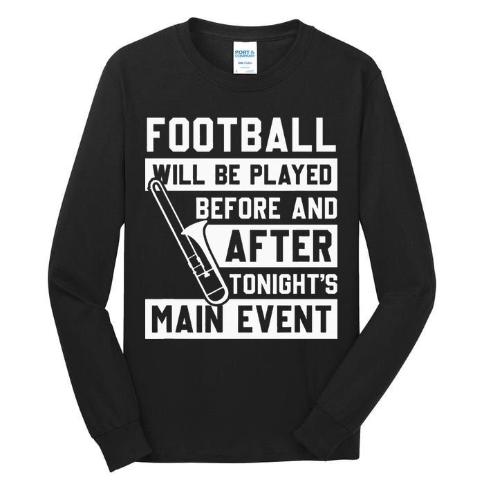 Funny Trombone Player Marching Band Tall Long Sleeve T-Shirt