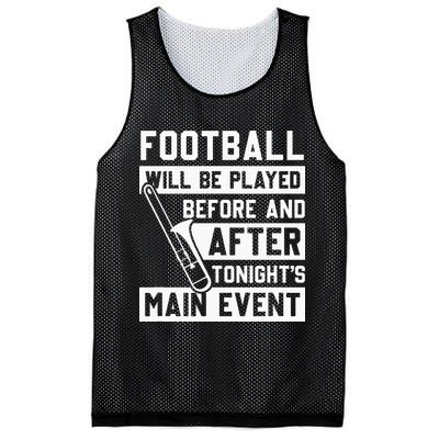 Funny Trombone Player Marching Band Mesh Reversible Basketball Jersey Tank