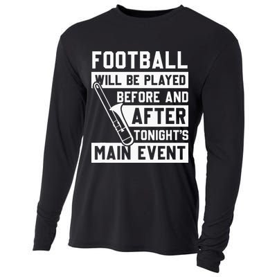 Funny Trombone Player Marching Band Cooling Performance Long Sleeve Crew